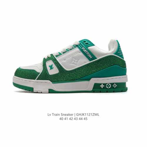 Louis Vuitton Lv 3D logo lv louis Vuitton Trainer Sneaker Low 40-45 Ghjk1121Zml
