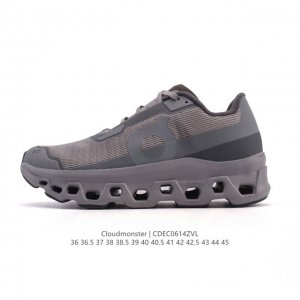 Corporate-level On Cloudmonster running shoes, thick-soled height-enhancing dadd