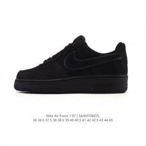 Authentic Nike Air Force 1 '07 Low Air Force One white shoes with air cushion, l