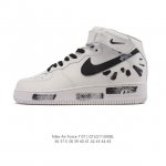 Company Grade Nike Air Force 1 '07 Low, 2025 High-Top Velcro Thick Sole Height-