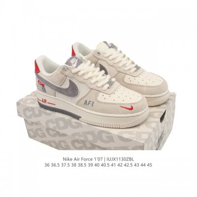 Nike Air Force 1 '07 Low, a low-top, versatile, platform, height-increasing cas