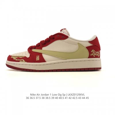 Company-grade Nike Air Jordan 1 Low Og Sp Military Blue AJ1 (Reverse Swoosh) 20