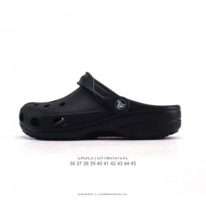 Crocs Beach Hole Shoes Men's and Women's Casual Thick-soled Height-enhancing San