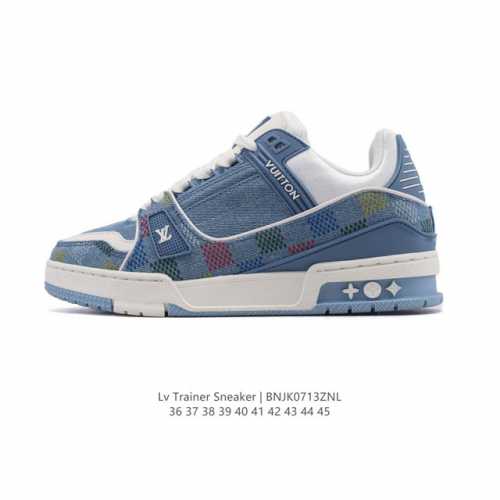 Louis Vuitton LV Louis Vuitton sneakers, fashionable sneakers with trendy thick