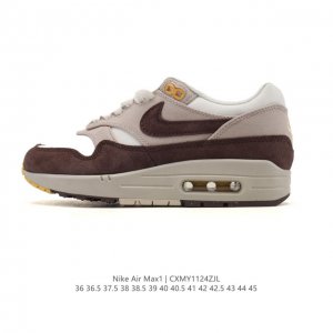 Company-grade Nike Air Max 1 prm unisex cushioned running shoes with a retro pl