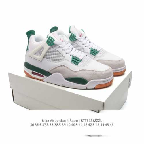 Nike Air Jordan 4 Retro Og aj4 4 Air Sole Fb9927-200 36-46 Rttb1212Zzl