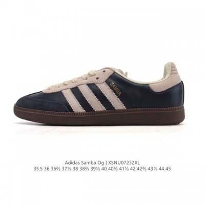 Adidas Originals Samba Og Shoes Classic White Sneakers T-Toe Shoes for Men and W