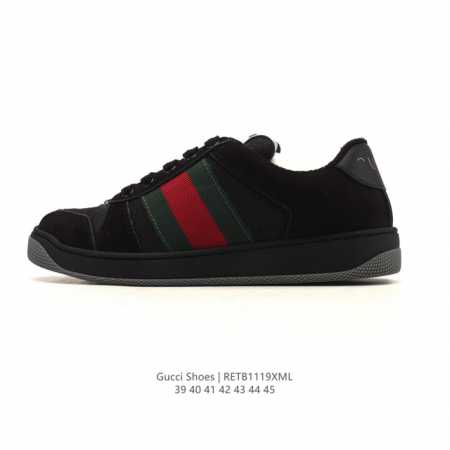 Gucci Screener series distressed sneakers, fashionable platform shoes with heig - Click Image to Close