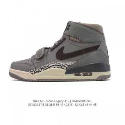 Company-grade Nike Air Jordan Legacy 312 High-top Sneakers. The Air Jordan 312 i