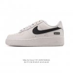 Nike Air Force 1 '07 Low, a versatile, platform, low-top white sneaker with cush