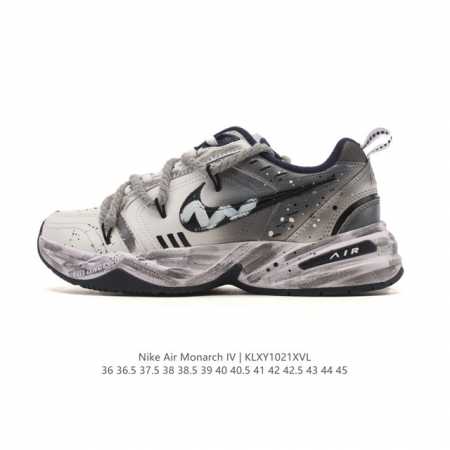Company-grade Nike Air Monarch Iv men's and women's training shoes, chunky sole, - Click Image to Close