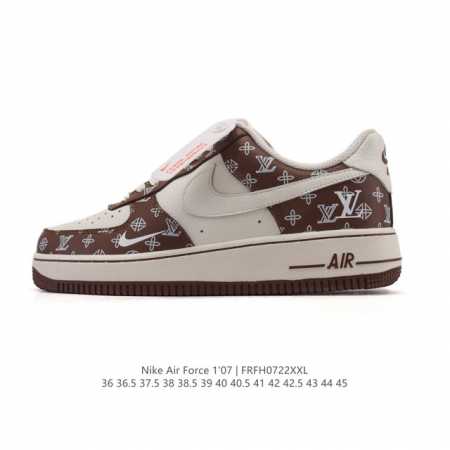 a company-grade Nike Air Force 1 '07 Low white sneaker from Louis Vuitton. This - Click Image to Close