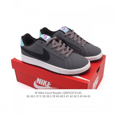 Nike's Court Royale Ac Fall Men's and Women's Shoes are versatile white sneaker