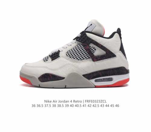 Nike Air Jordan 4 Retro Og aj4 4 Air Sole Dv6773-220 36-46 Frfe0323Zcl