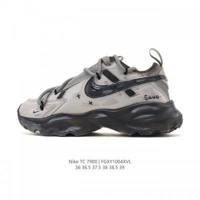 Nike TC 7900 sneakers, new chunky sneakers. The interwoven webbing and swoosh, a