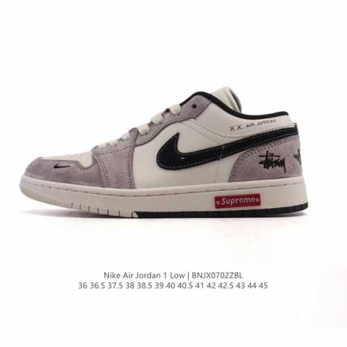 Nike Jordan Air Jordan 1 Low Aj1 Joe 1 Jordan 1st generation Aj1 low-top Snake