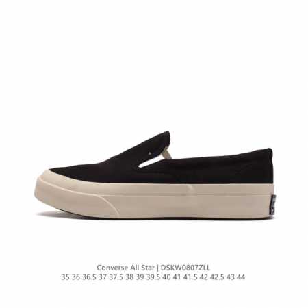 converse converse Deck Star Slip On 67 Black White 855C 35 36 36.5 37 37.5 38 39 - Click Image to Close