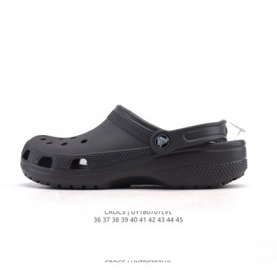 Crocs Beach Hole Shoes Men's and Women's Casual Thick-soled Height-enhancing San