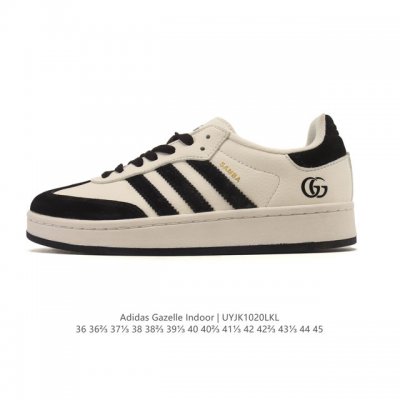Adidas Originals Gazelle Indoor Retro Trefoil Transparent Rubber Sneakers - Clas