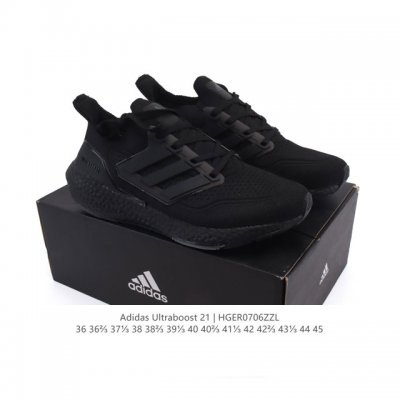 Adidas Ultraboost 21 Popcorn Low-top Smooth Running Shock Rebound Running Shoes