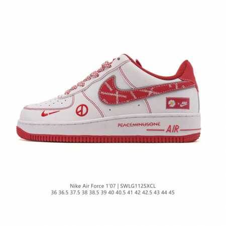 Company-grade Nike Air Force 1 '07 Low, 2025 new model, thick-soled, height-inc - Click Image to Close