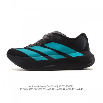 Adidas Adizero Evo Sl Sport Comfortable Anti-slip Wear-resistant Low-top Running