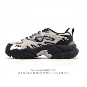 Company-level Fila men's and women's dad shoes, the Fila Fusion thick-soled, hei