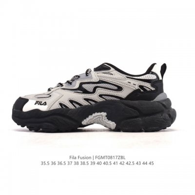 Company-level Fila men's and women's dad shoes, the Fila Fusion thick-soled, hei