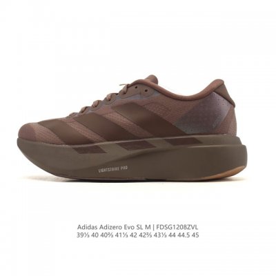 Adidas Adizero Evo Sl Sports Comfortable Anti-slip Wear-resistant Low-top Runnin