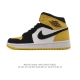 Nike Air Jordan 1 Mid Men's and Women's Basketball Shoes, Stylish and Lightweig