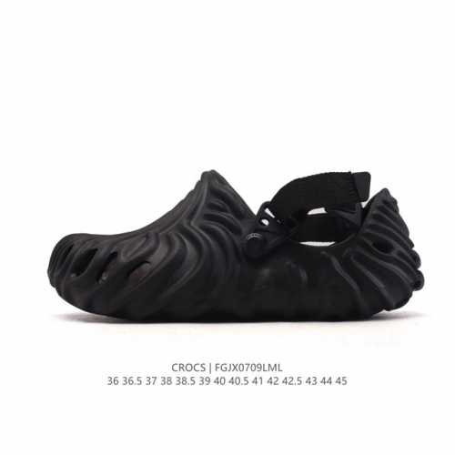 Corporate-level Crocs beach hole shoes for men and women, casual thick-soled he