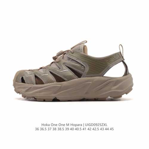 The company-grade Hoka One One Hopara 2nd Generation outdoor sandal, the Hopara