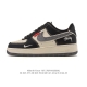 Company-grade Nike Air Force 1 '07 Low platform sneakers, featuring a thick sole