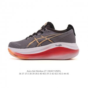 Company-grade Asics Gel-Nimbus 27 unisex running shoes, breathable, cushioned,