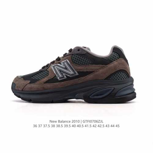 Corporate New Balance 2010 British-made distressed shoes, solid color velvet sn