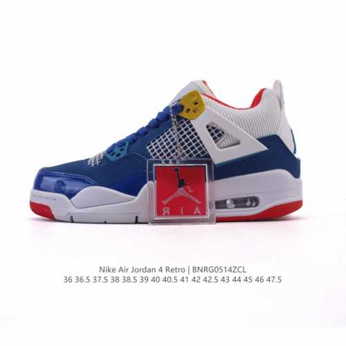 Corporate Nike Air Jordan 4 Retro Og Michael Jordan Aj4 Generation Joe 4 Mid-Top