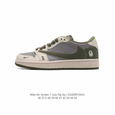 Nike Air Jordan 1 Low Og Sp Military Blue Aj1 1 Aj1 1 Aj1 1 Ts Swoosh Bb6511 36 - Click Image to Close