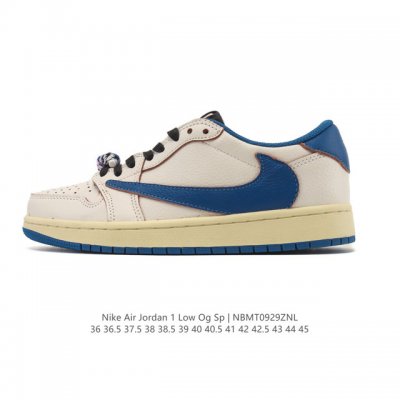 Corporate-grade Nike Jordan Air Jordan 1 Low Aj1, a retro, casual sports basket
