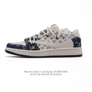 Company-Level Genuine Nike Air Jordan 1 Low Og Sp Military Blue Aj1 Joe 1 Invert