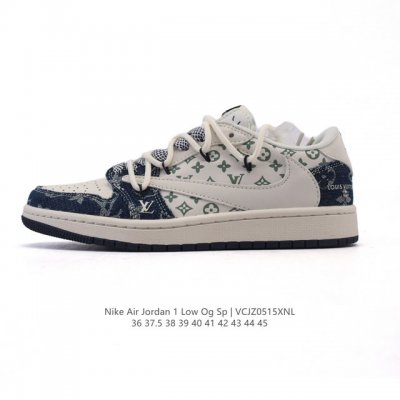 Company-Level Genuine Nike Air Jordan 1 Low Og Sp Military Blue Aj1 Joe 1 Invert