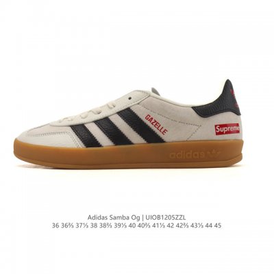 Adidas Originals Gazelle Indoor Retro Trefoil Transparent Rubber Sneaker - A cla