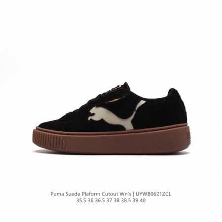 PUMA Suede Platform Gold : 397233 Size: 35.5-40 : UYWB0621ZCL - Click Image to Close