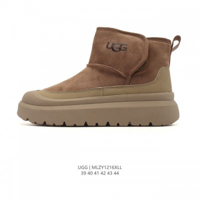 Company-grade Ugg snow boots, mid-top, stylish, comfortable men's shoes, thick-