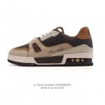 Louis Vuitton LV Louis Vuitton sneakers, fashionable sneakers, trendy thick-sole