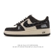 Company-grade Nike Air Force 1 '07 Low platform sneakers, featuring a thick sole