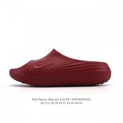 New Nike Reactx Rejuven8 Slide Beach Slippers Open-Toed Slippers One-Piece Slip-