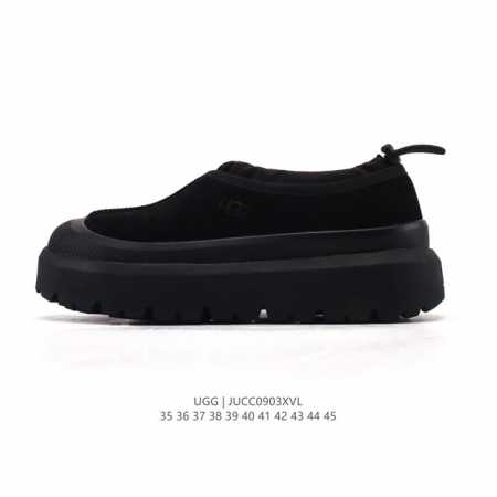 Authentic Ugg retro low-top sneakers for men and women, trendy leather and fur - Click Image to Close