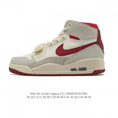 Company-grade Nike Air Jordan Legacy 312 High-top Sneakers. The Air Jordan 312