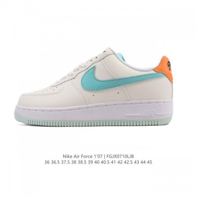 Top layer leather genuine Nike Air Force 1 '07 Low Air Force One with air cushi
