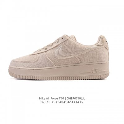 Genuine Nike Air Force 1 '07 Low Air Force One white shoes with air cushion, lo